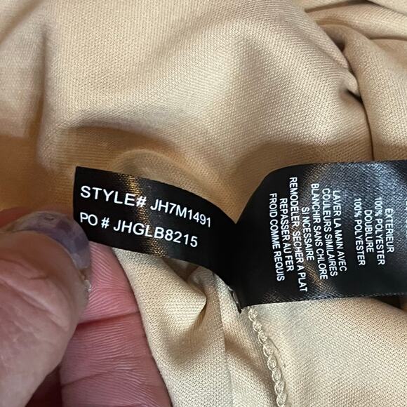 Jessica Howard Lace Sheath Cocktail Dress Plus Size 14 crochet bridal boho - Picture 7 of 9